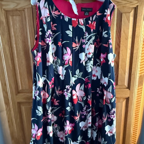 Jessica Howard Pink and Navy Floral Dress - Picture 2 of 5